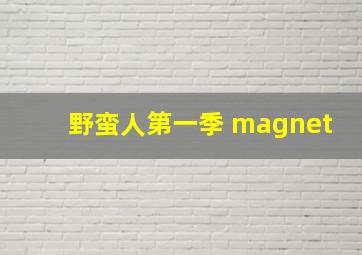 野蛮人第一季 magnet